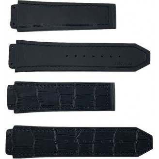 Leather Strap 6-501-100 Black Black